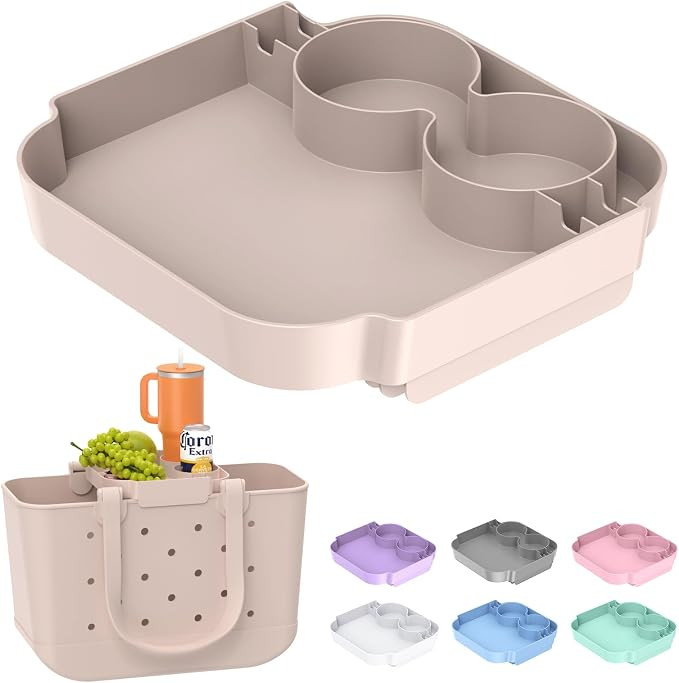 Beach Bag Tray Accessory Compatibility with Bogg Bag And Simple Modern Large Beach Bag beach bags... | Amazon (US)