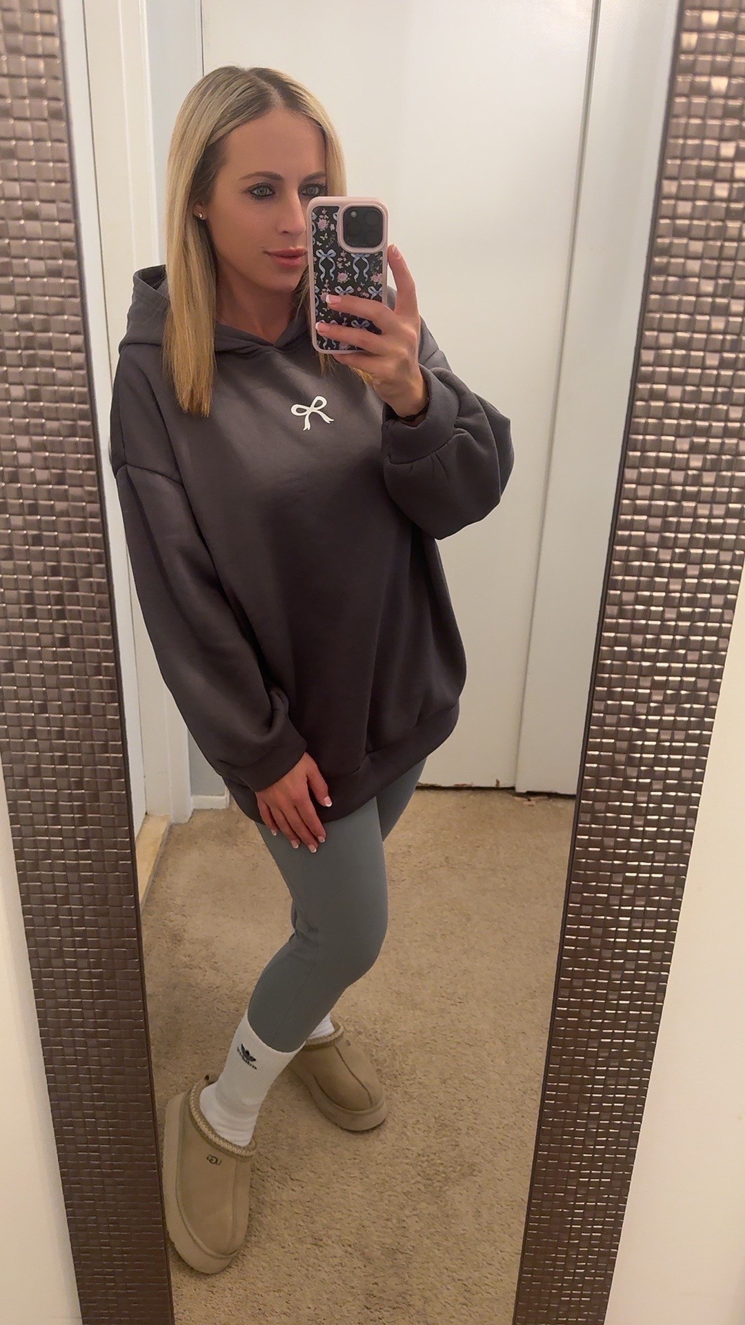 Casual outfit. Hoodie. Sweatshirt. Ugg slippers. Leggings. Amazon fashion. Amazon finds. Crew socks 



#LTKFindsUnder50 #LTKActive #LTKFindsUnder100