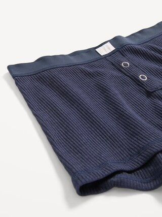 Mid-Rise Rib-Knit Boyshort Underwear for Women | Old Navy (US)