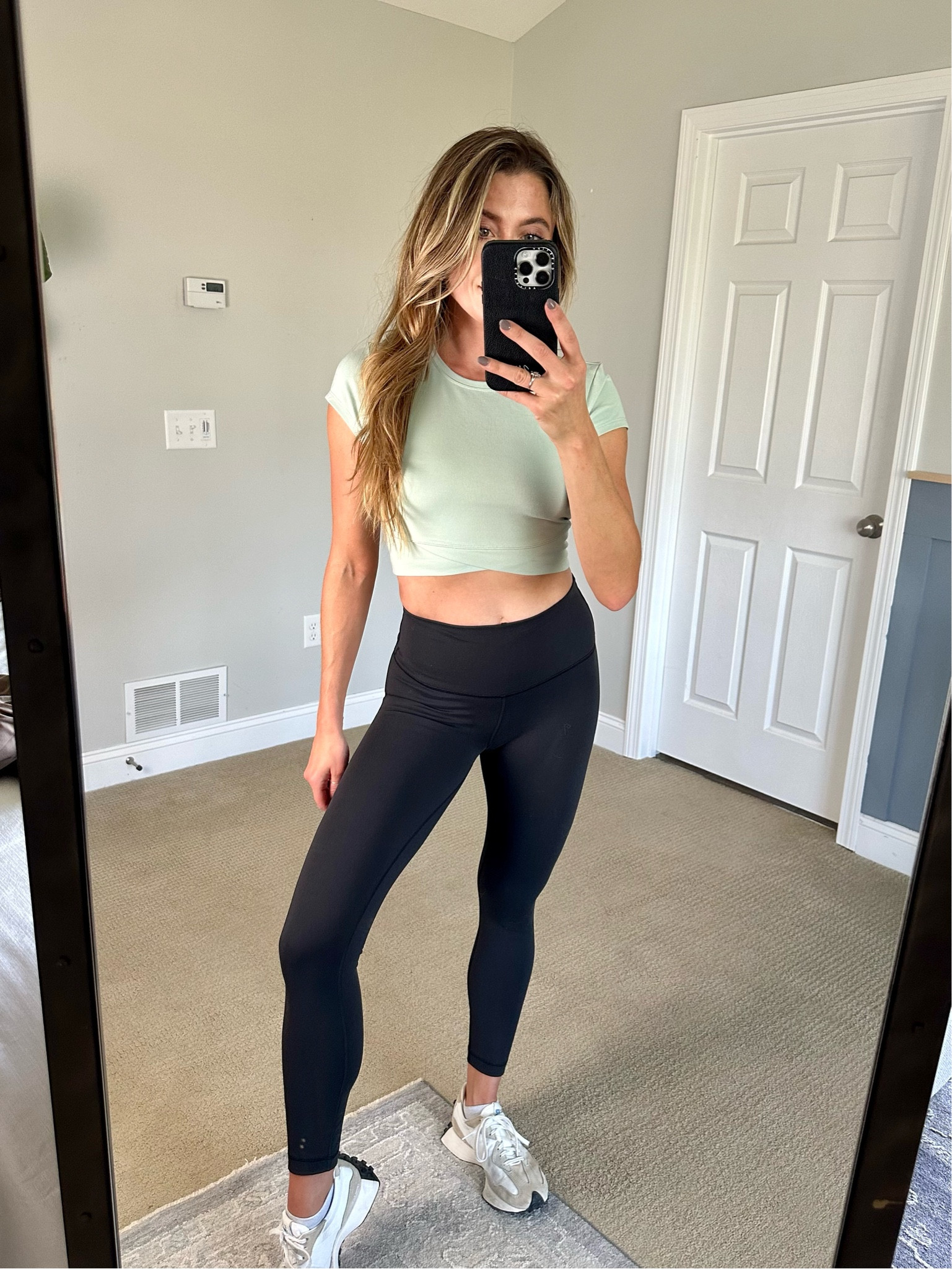 Cutest (and affordable!) crop that can be worn with workout leggings or styled with any high-waist pants for an off-the-mat look.