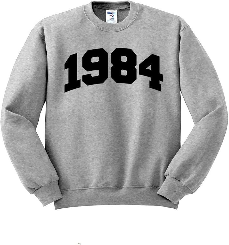 TeesAndTankYou 1984 College Style Sweatshirt Unisex | Amazon (US)