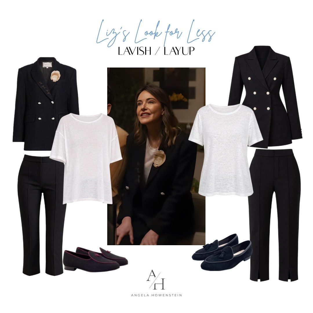 Black blazer outfit with white tee for modern  casual style

#LTKOver40 #LTKootd