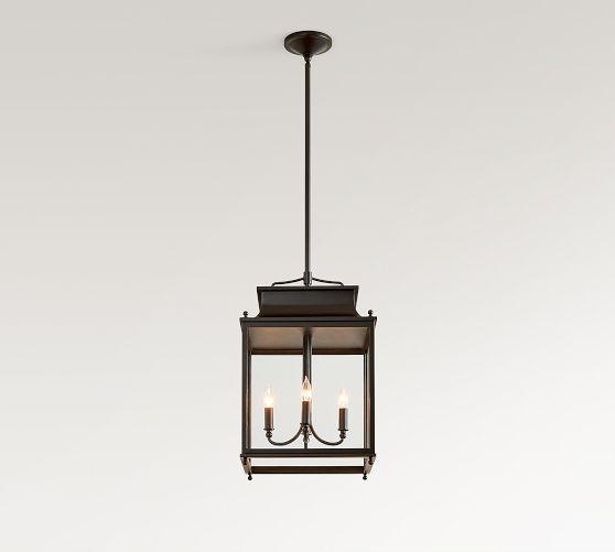 Belvedere Metal Outdoor Lantern Pendant (23") | Pottery Barn (US)