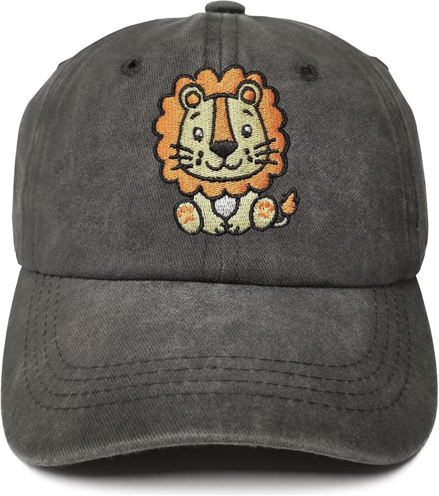 Embroidered Animal Baseball Hats for Boy and Girl | Amazon (US)