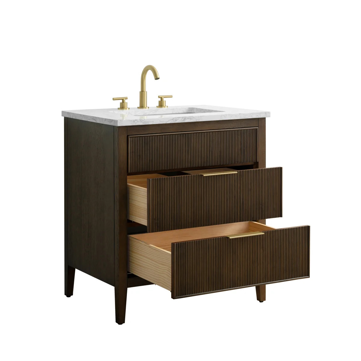 Bilroy 30" Oak Single Bathroom Vanity | Joss & Main