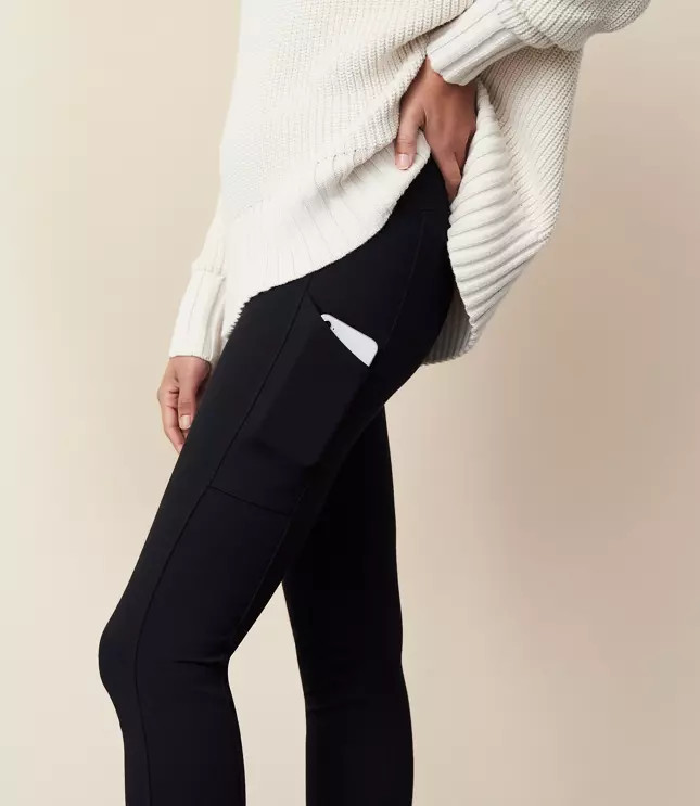 Lou & Grey Side Pocket Ponte Leggings | LOFT