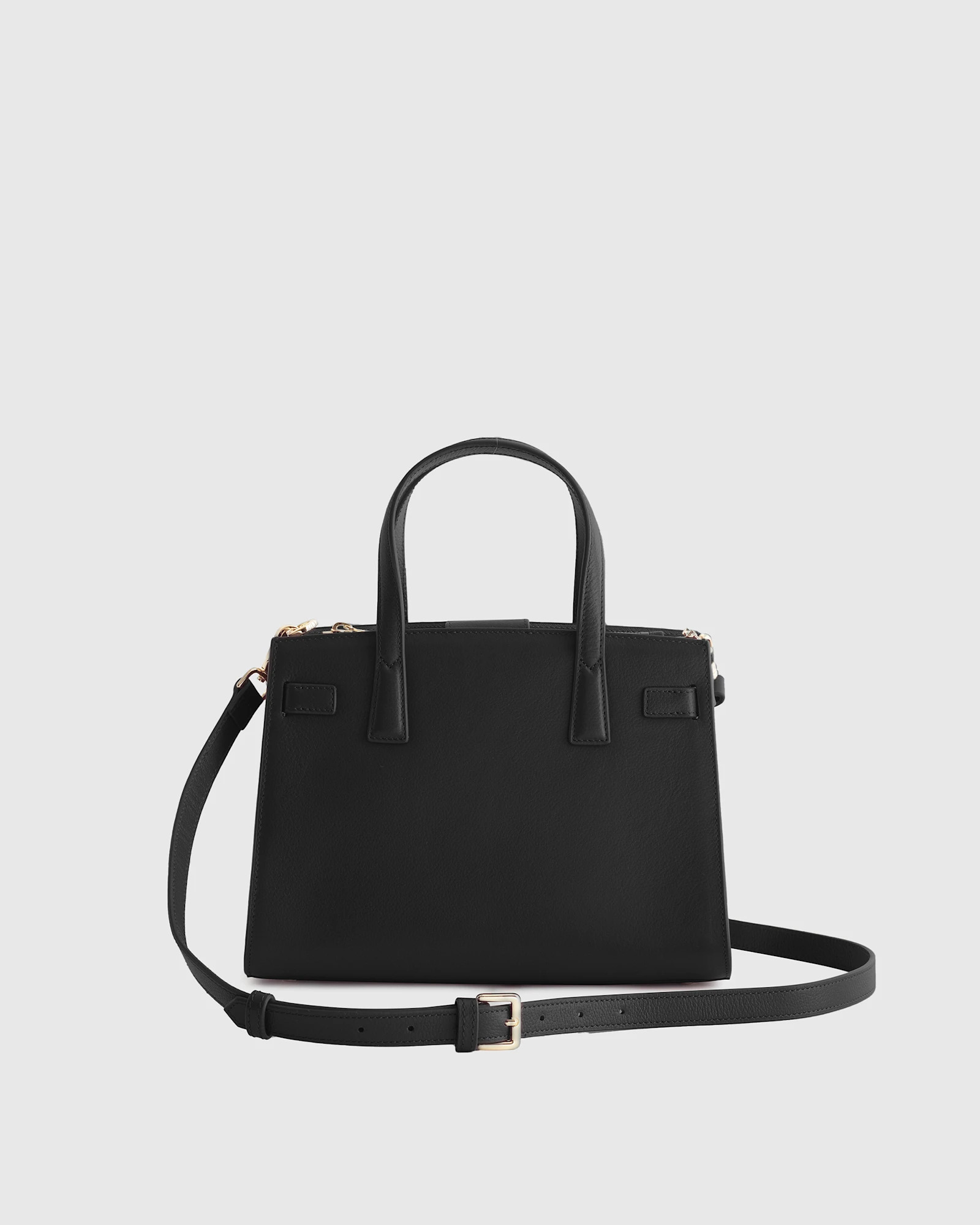 Italian Leather Small Triple Compartment Satchel | Quince