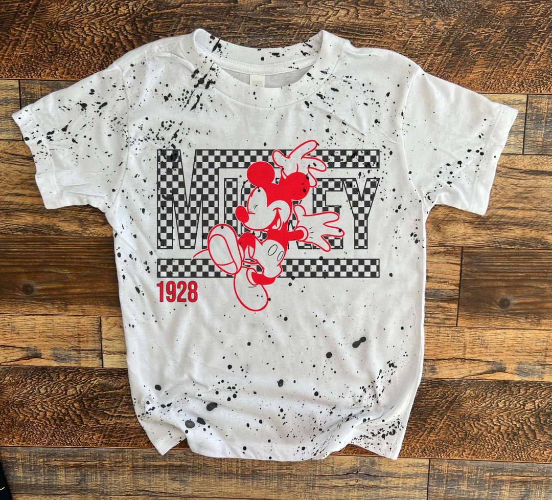 Checkered Boys Mickey Tshirt, Disney Outfit for Boys, Mickey Pants and Shirt Kids, Toddler Disney... | Etsy (US)