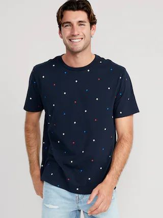 Soft-Washed Printed Crew-Neck T-Shirt for Men | Old Navy (US)