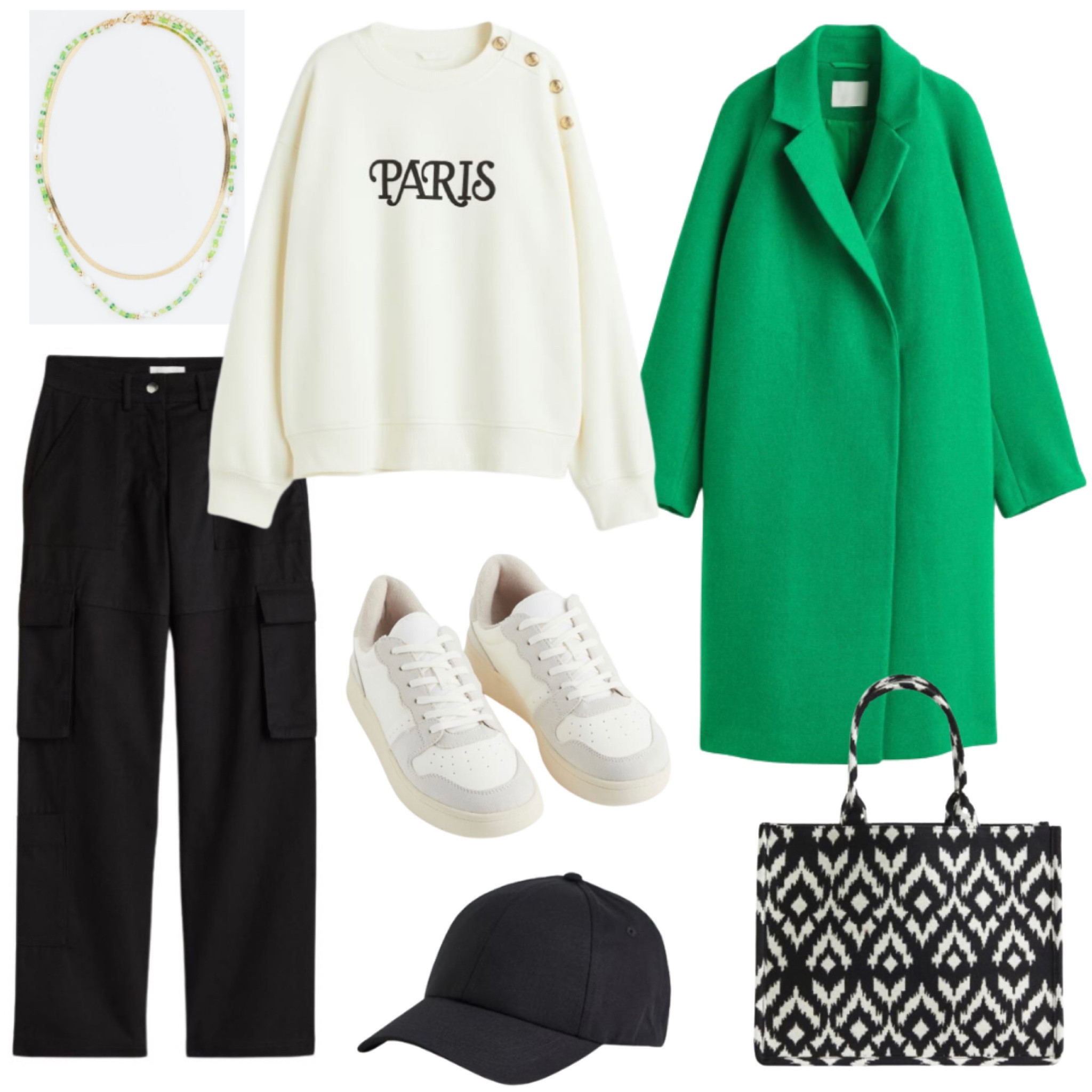 Cargo Pants / Utility Pants
Straight leg cargo pants styled casually. Lovely button detail on the shoulder of the sweatshirt & nice pop of green with the coat. 
#cargopants #casualstyling

#LTKSeasonal #LTKshoecrush #LTKeurope