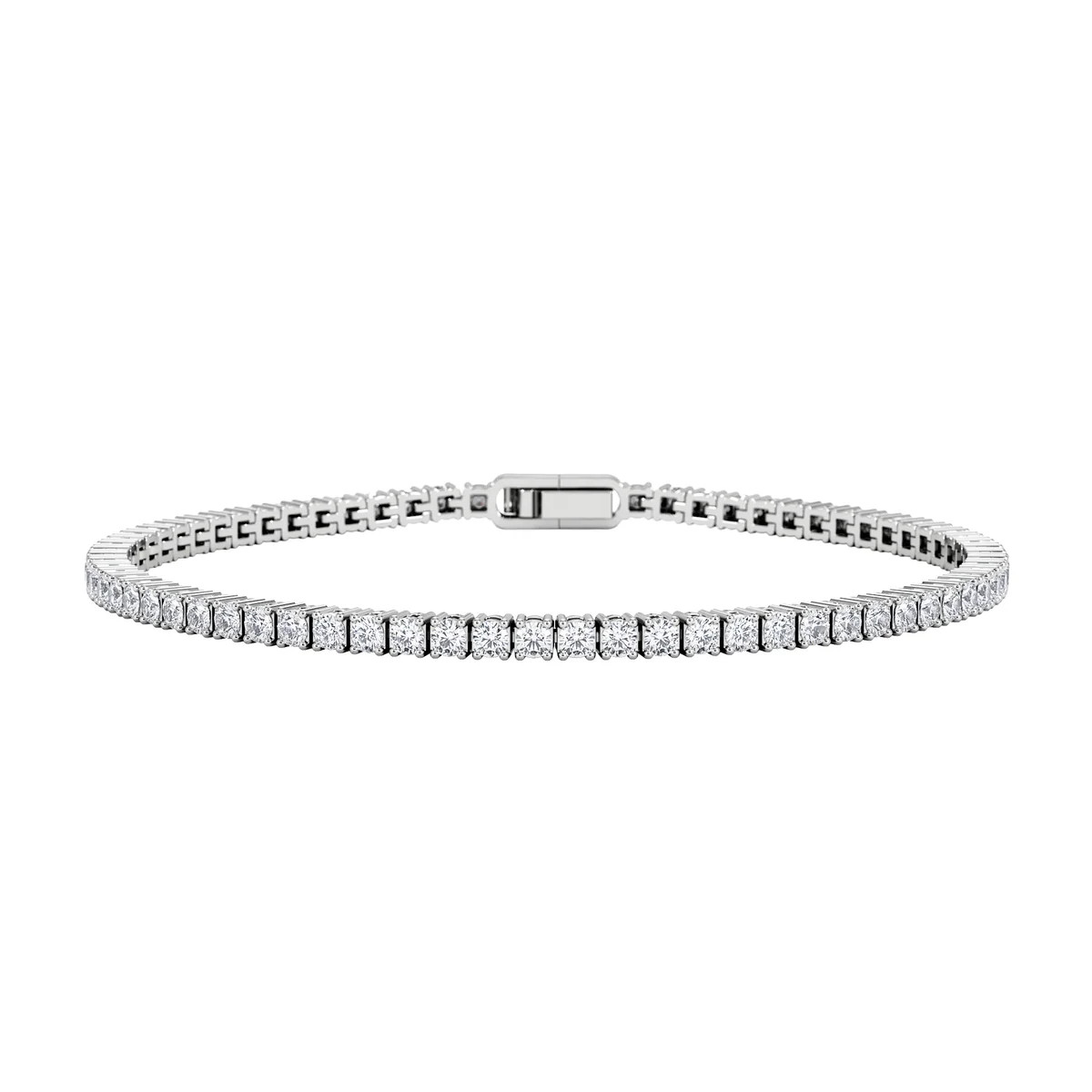Lab Diamond Tennis Bracelet 3.00ct in 925 Silver | The Diamond Store