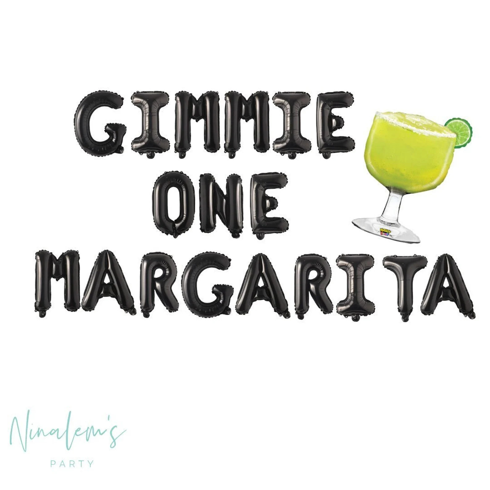 21st Birthday Decorations, Gimmie One Margarita Balloon Banner, Margarita Party, Birthday Balloon... | Etsy (US)