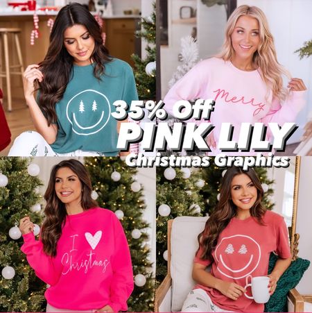 USE CODE: SHOP35 to save 35% on these cute Christmas graphics! 

Crewneck, Christmas smiley, merry, Christmas, pink, green, holiday shirt, sale, deals.

#LTKHoliday #LTKGiftGuide #LTKCyberweek