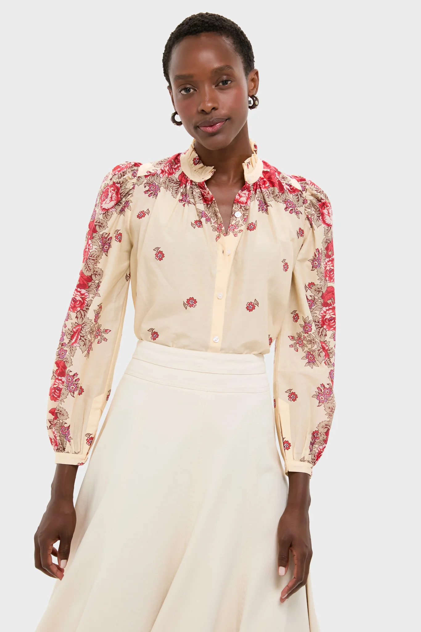 White Rosebush Annabel Shirt | Tuckernuck (US)