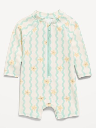 Printed Swim Rashguard Bodysuit for Baby | Old Navy (US)