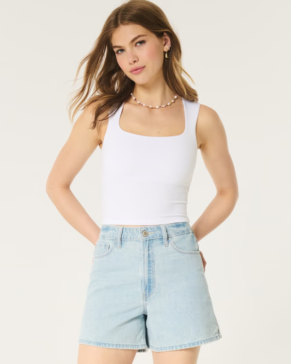 Soft Stretch Seamless Fabric Bodysuit | Hollister (US)