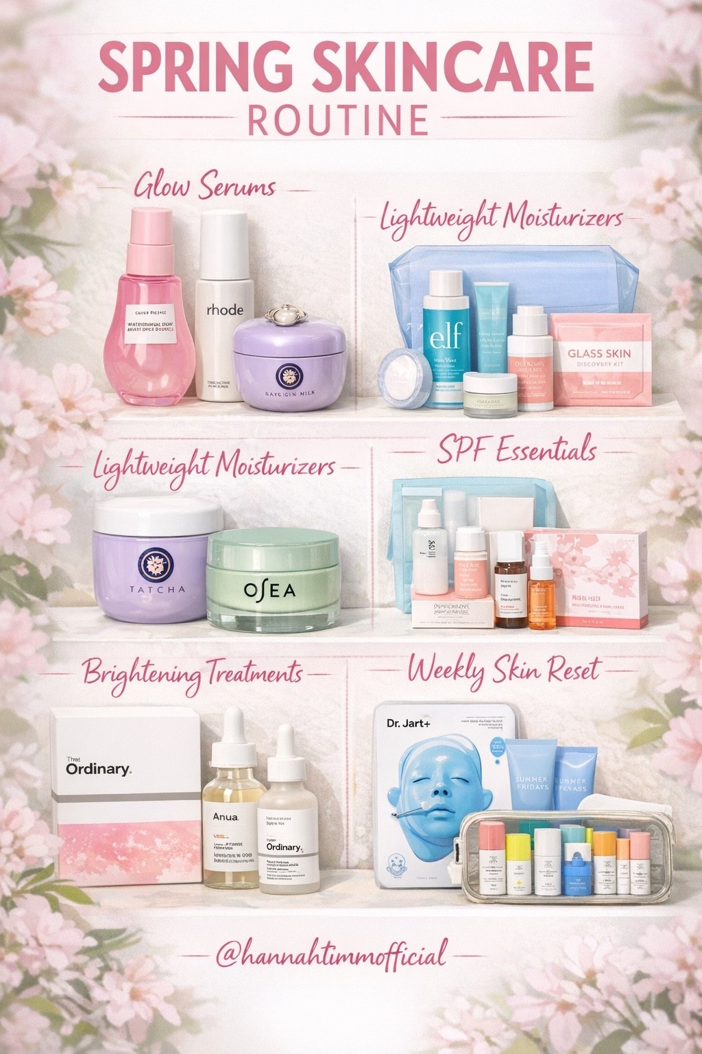 Spring reset, but make it glow ✨

Lightweight layers, skin that looks like skin, and just enough glow to carry you through the season. These are the pieces I keep reaching for when I want fresh, hydrated, effortless skin without overdoing it.

Think: dewy serums, breathable moisturizers, daily SPF, and a weekly reset to keep everything balanced. Everything here is easy, wearable, and actually works together.

Shop my full spring skincare lineup in LTK 🌸

#springskincare #skincareroutine #glowingskin #beautyfinds #ltkbeauty