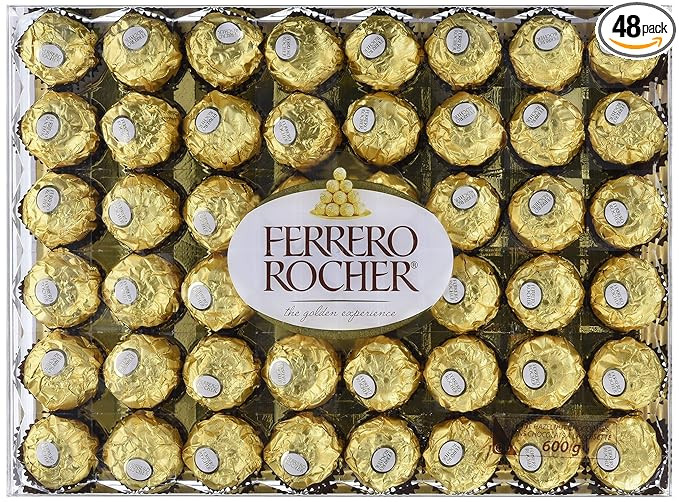 Ferrero Rocher Chocolate 48 Pieces Net Wt (600 Gram) | Amazon (US)