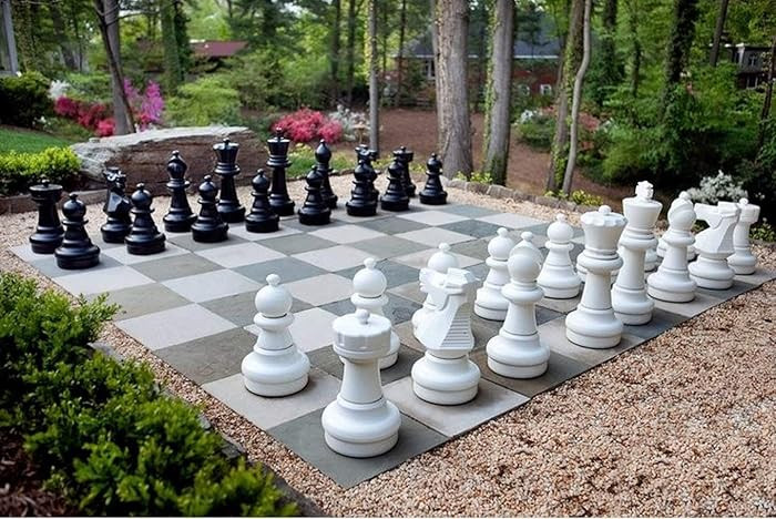 MegaChess Giant Chess Set Game with 25" Tall King - A Large Chess Set Yard Game for Families Look... | Amazon (US)