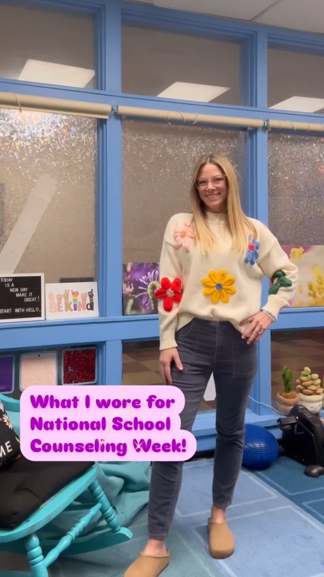 National School Counseling Week 2025 is in the books, and my goodness, I will never forget it! This week went to thunder and ice storms so quick… but my heart and outfits remained warm 😃❤️ I love my job! Have a fab weekend ✌🏼

Monday: @kutfromthekloth pants coming in for the win! Comment if you want the link for the sweater 🔗

Tuesday: Kut From the Kloth may be my fave brand of pants 😃 The blazer is @oldnavy !

Wednesday: The pants are amazing and a new brand @bornprimitive my husband bought me, so comfortable! My tshirt was printed by a dear friend and my jacket is from @coco_theshop !

Thursday: My skirt is @onequince and love the length! My sweater is @frnchparisofficiel !

Friday: Oh, look! More Kut From the Kloth jeans! My tshirt was made by a friend and my jacket is from @shoptheurbanmarket !

#schoolcounselor #counselorlife #whatiworetowork #whatiworethisweek #winterfashion #teacheroutfit #teacherstyle #nscw25 #schoolcounseling #ootd #fitcheck #schoolcounselorsofinstagram #itscold #teacherootd