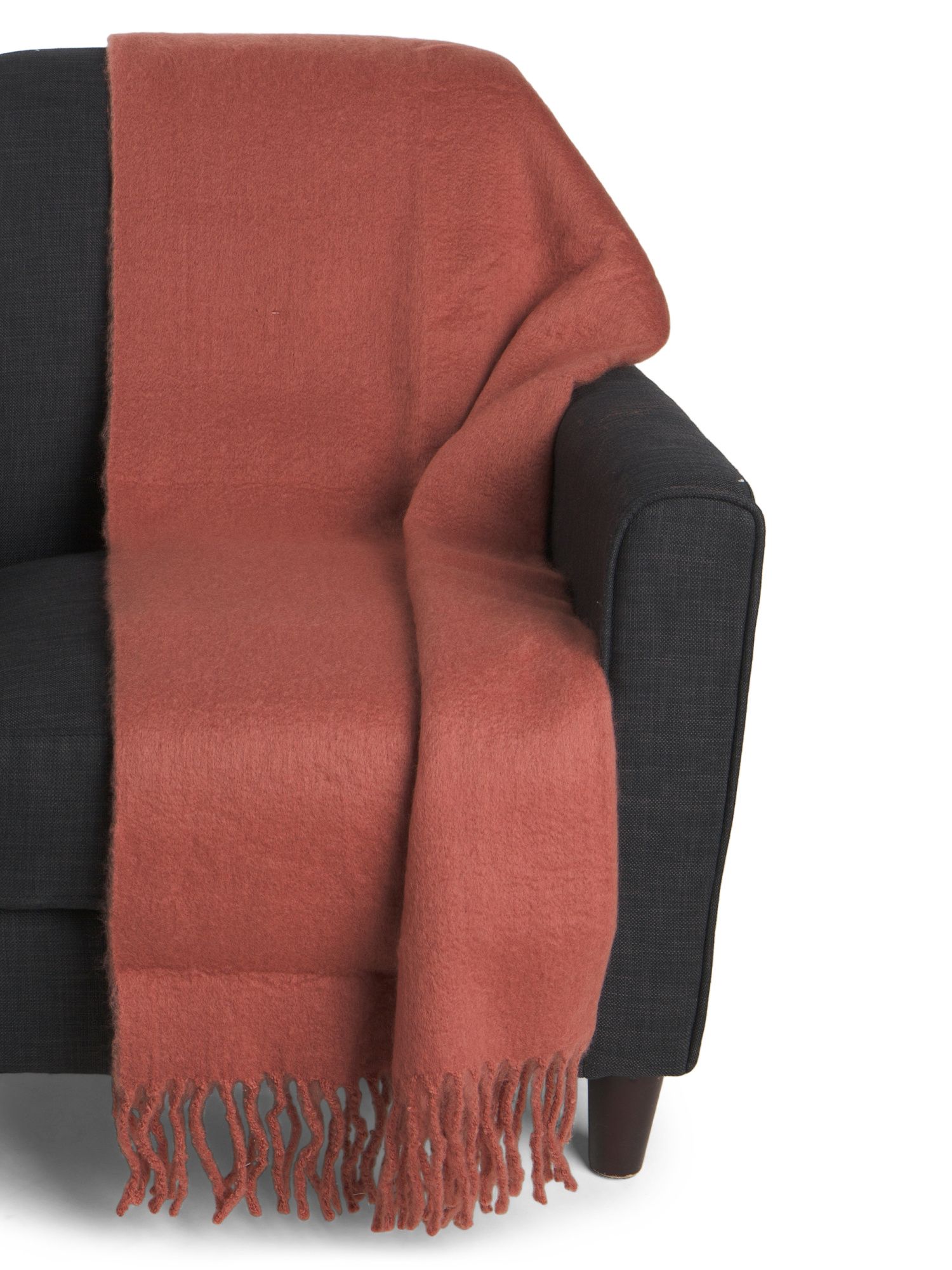 Warp Knit Mohair Throw | TJ Maxx