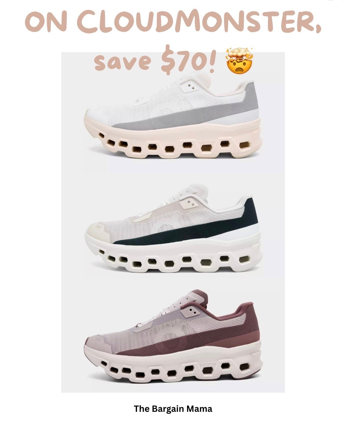 Whoa! Save $70 - ON CLOUDMONSTER!

#LTKmomlife #LTKfitnessgoals #LTKdayinmylife