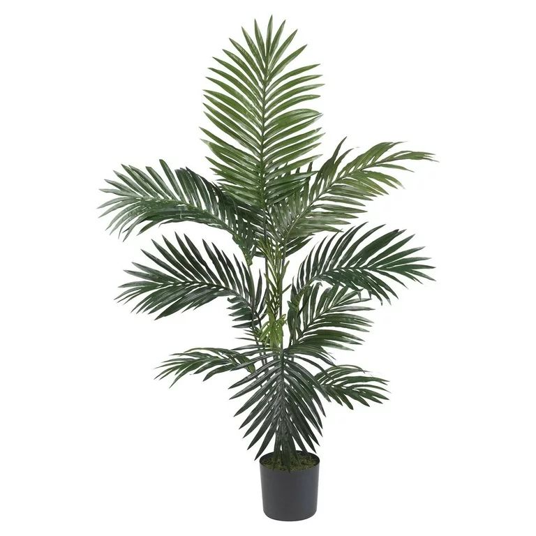 Nearly Natural 4ft. Kentia Palm Artificial Tree, Green | Walmart (US)