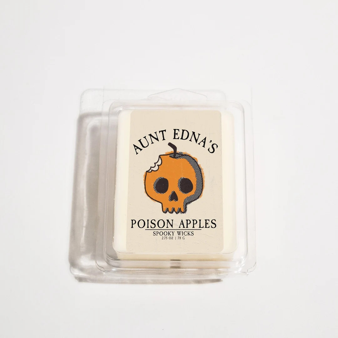 Aunt Edna's Poison Apples Wax Melt Spooky Wicks Retro Halloween Wax Melts Fall Wax Melts Scented ... | Etsy (US)
