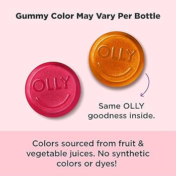 OLLY Undeniable Beauty Gummy, For Hair, Skin, Nails, Biotin, Vitamin C, Keratin, Chewable Supplem... | Amazon (US)