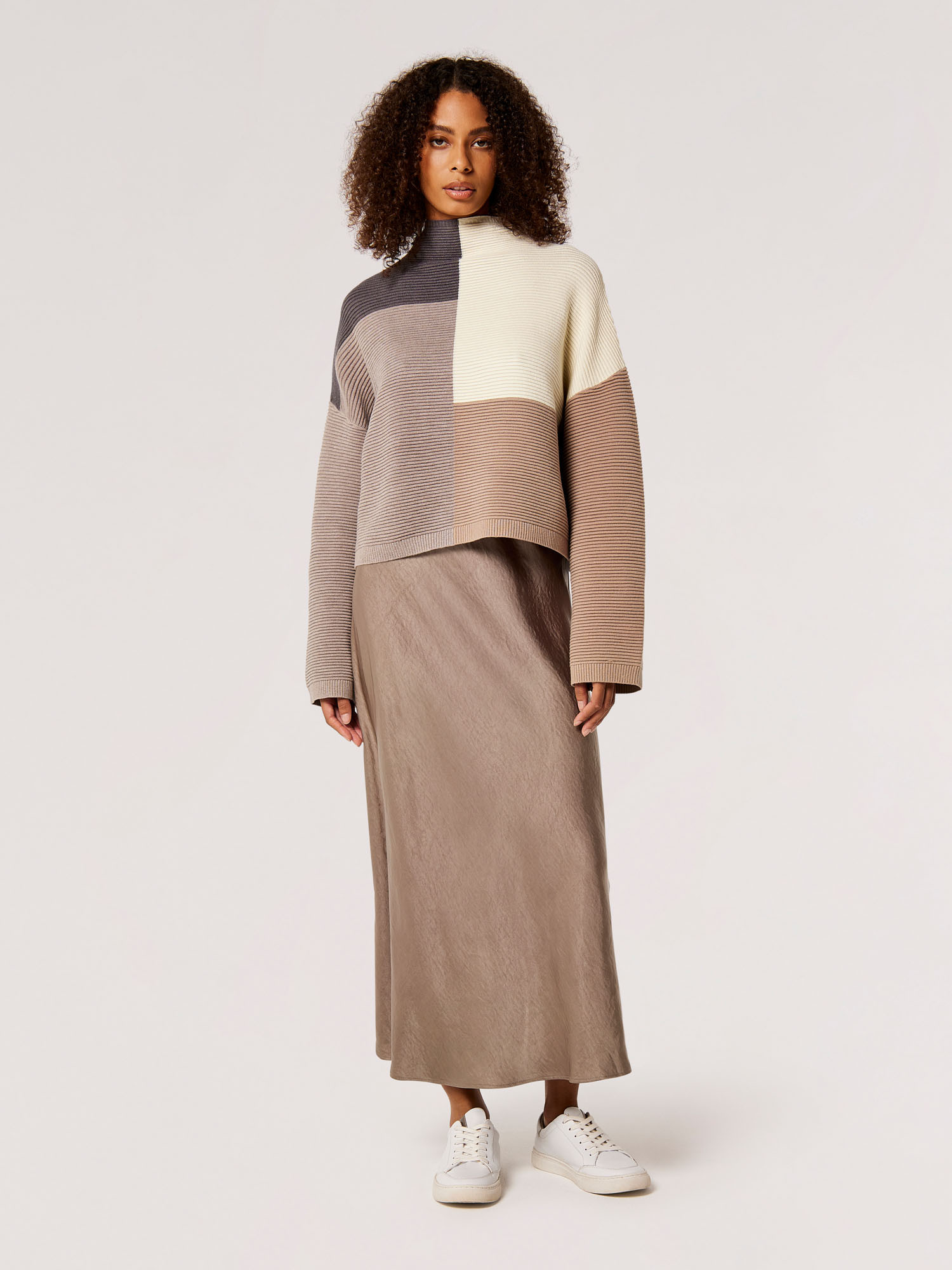 Satin Bias Midi Skirt | Apricot Clothing | Apricot (UK)