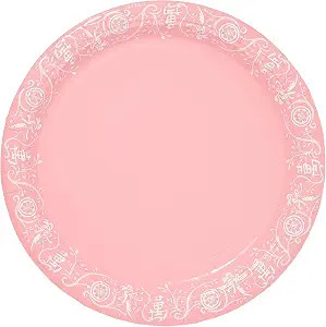 Mahjong Inspired Dinner Paper Plates (10.5”) – Premium Disposable Jasperware Style Plates, Se... | Amazon (US)