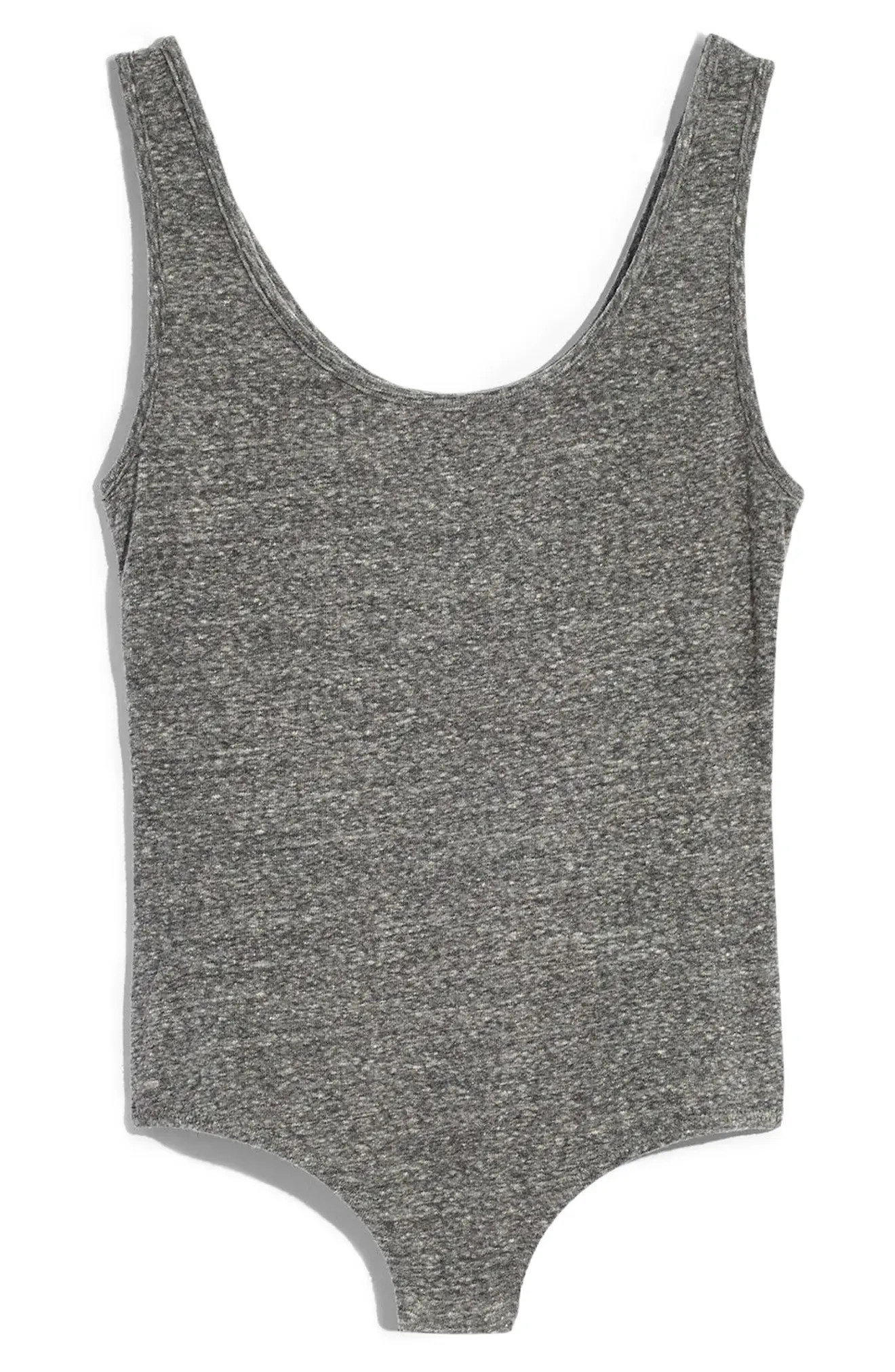 Women's Madewell Tank Bodysuit, Size XX-Large - Grey | Nordstrom