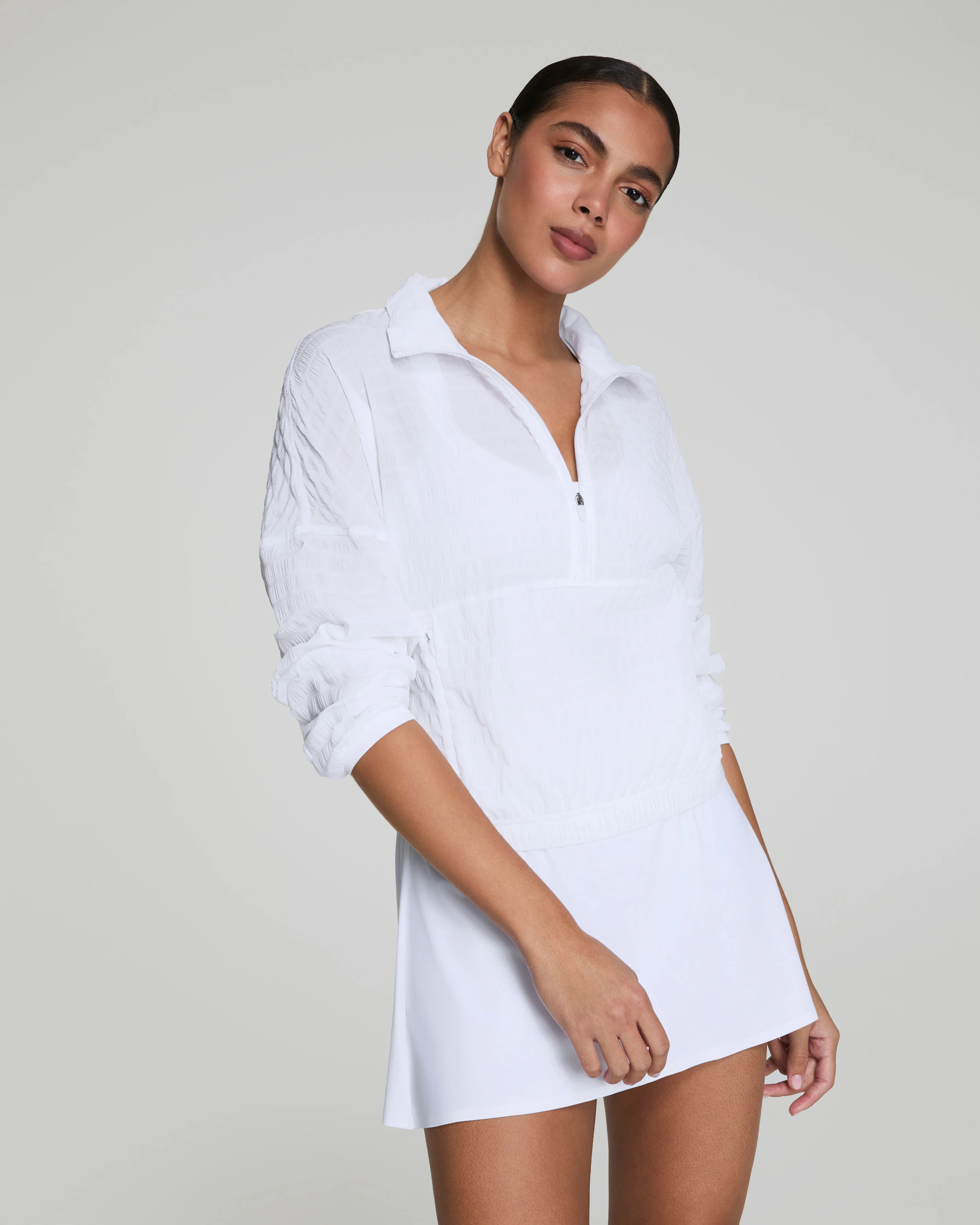 SPANX® Get MovingTextured Half Zip | Spanx