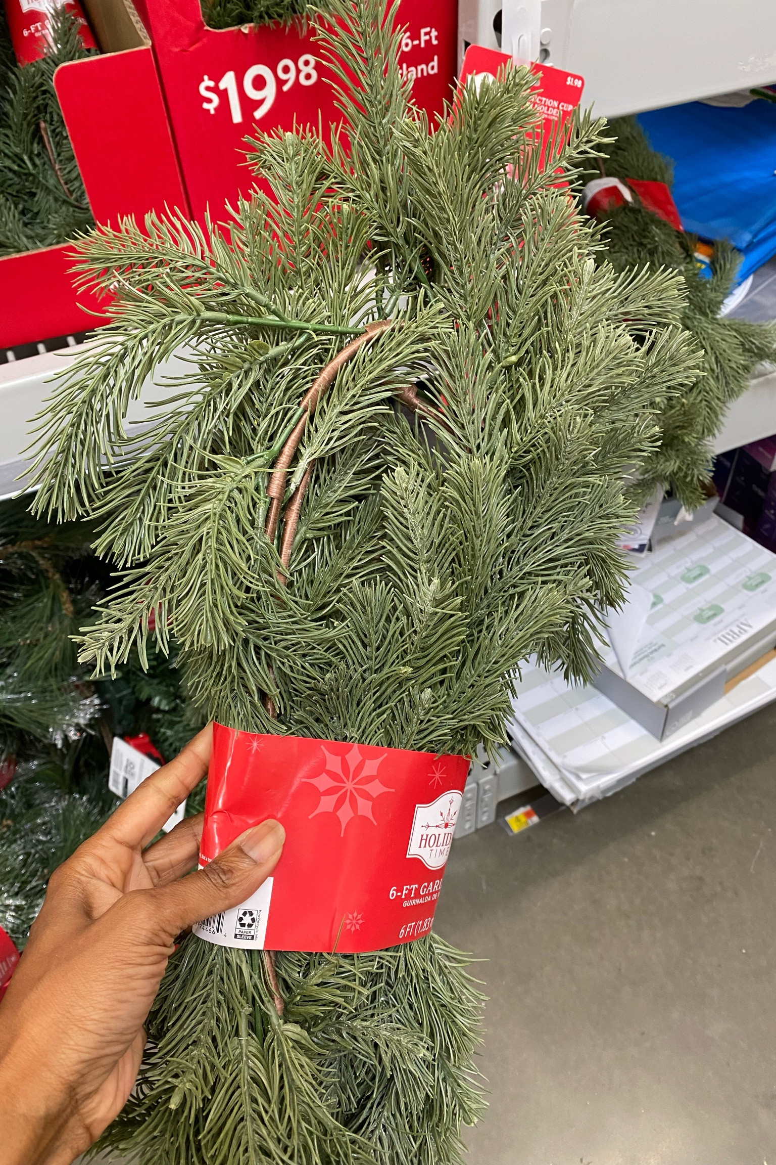 Pretty and realistic pine garland- if you missed the Afloral garland or the Kirkland’s garland, this could be a good alternative! It has a similar texture but a muted color. Very pretty! 

#LTKhome #LTKHoliday #LTKSeasonal