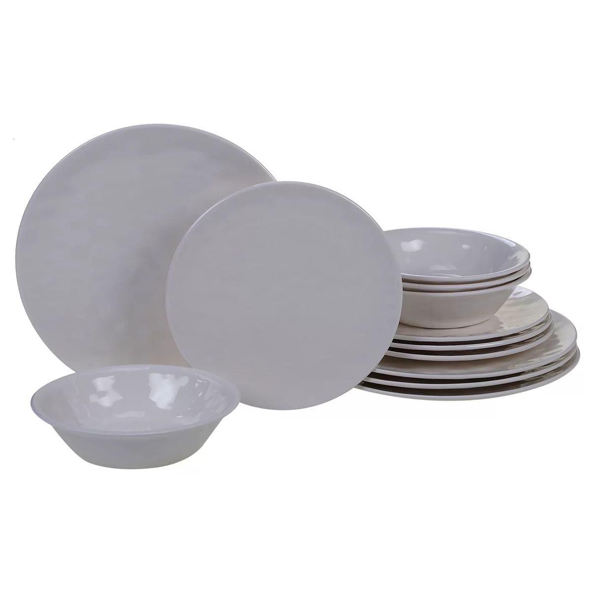 Certified International 12-piece Solid Melamine Dinnerware Set | Kohl's