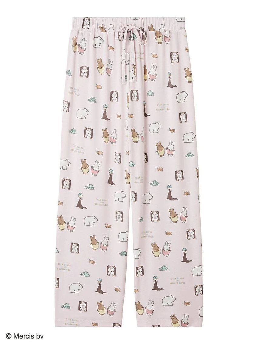 【Dick Bruna】[Cool to the Touch] All-Over Print Long Pants | Gelato Pique