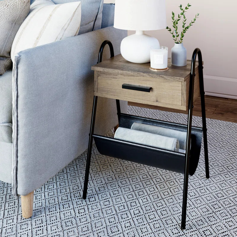 Chatfield 1 - Drawer Steel Nightstand | Wayfair North America