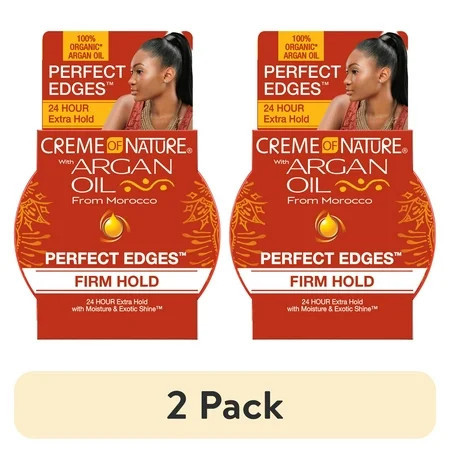 (2 pack) Creme of Nature® Perfect Edges Firm Hold with Argan Oil, 2.25 oz | Walmart (US)
