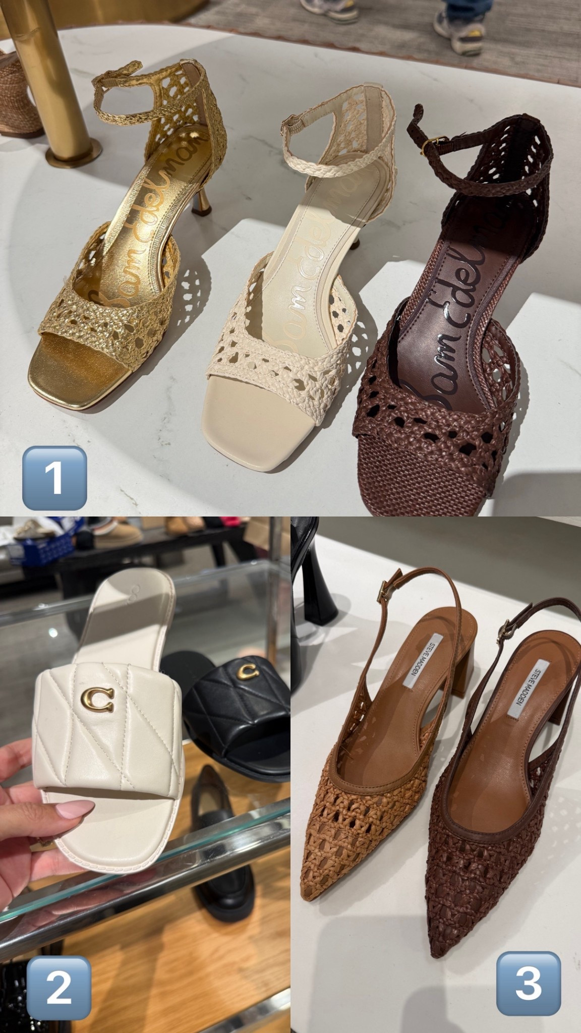 Summer shoe finds that look designer but aren’t 👏
Woven heels, quilted slides, and chic slingbacks that instantly elevate any outfit. Neutral, timeless, and on repeat all season.

Shop them all here 🤍


#LTKOver40 #LTKSeasonal #LTKU
