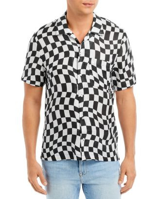 Linen Wavy Check Cabana Shirt - 100% Exclusive | Bloomingdale's (US)