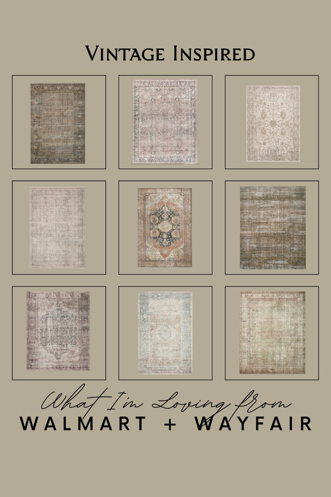 Step back in time with these vintage-inspired area rugs 🕰️✨ Explore the charm of yesteryears with our curated collection from Wayfair and Walmart.



#LTKFamily #LTKStyleTip #LTKHome