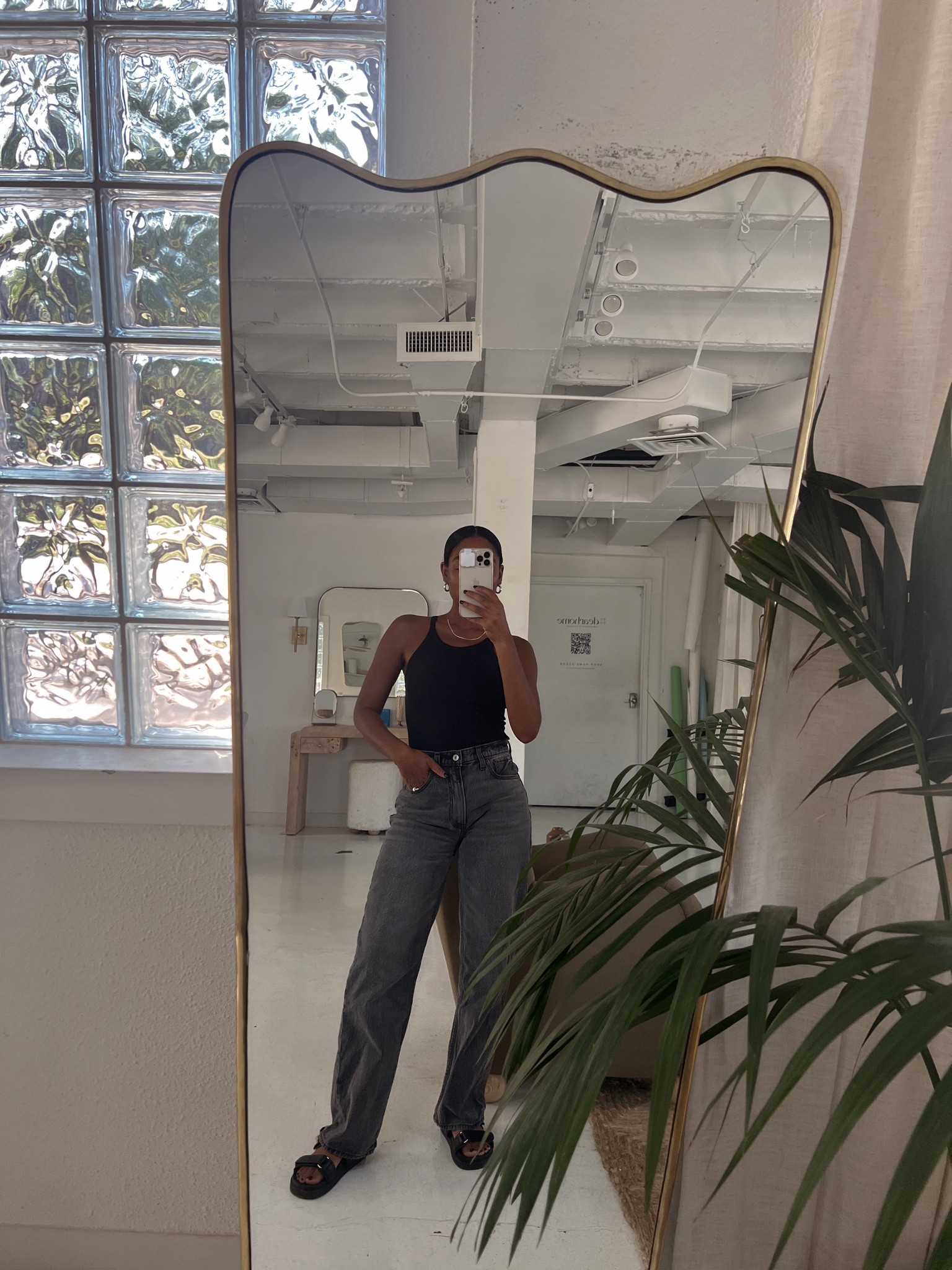 Black essential tank, grey high rise jeans 

#LTKSale #LTKstyletip #LTKsalealert