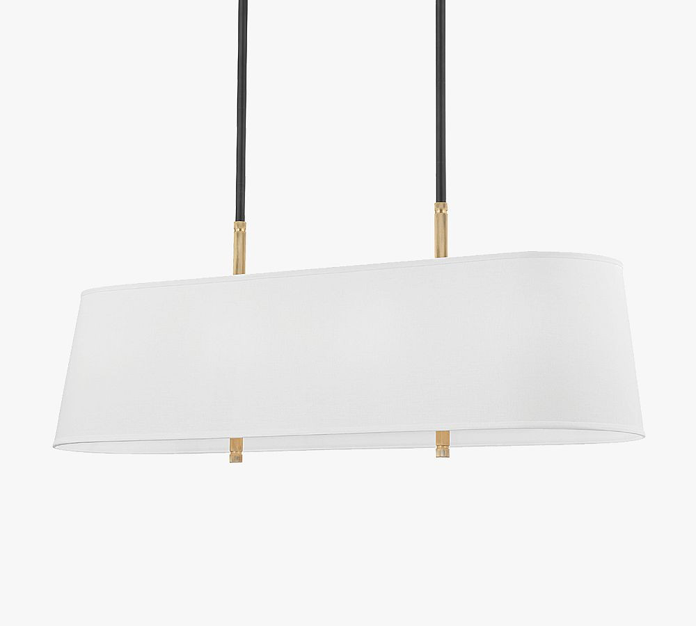 Bowman Metal Linear Chandelier | Pottery Barn (US)