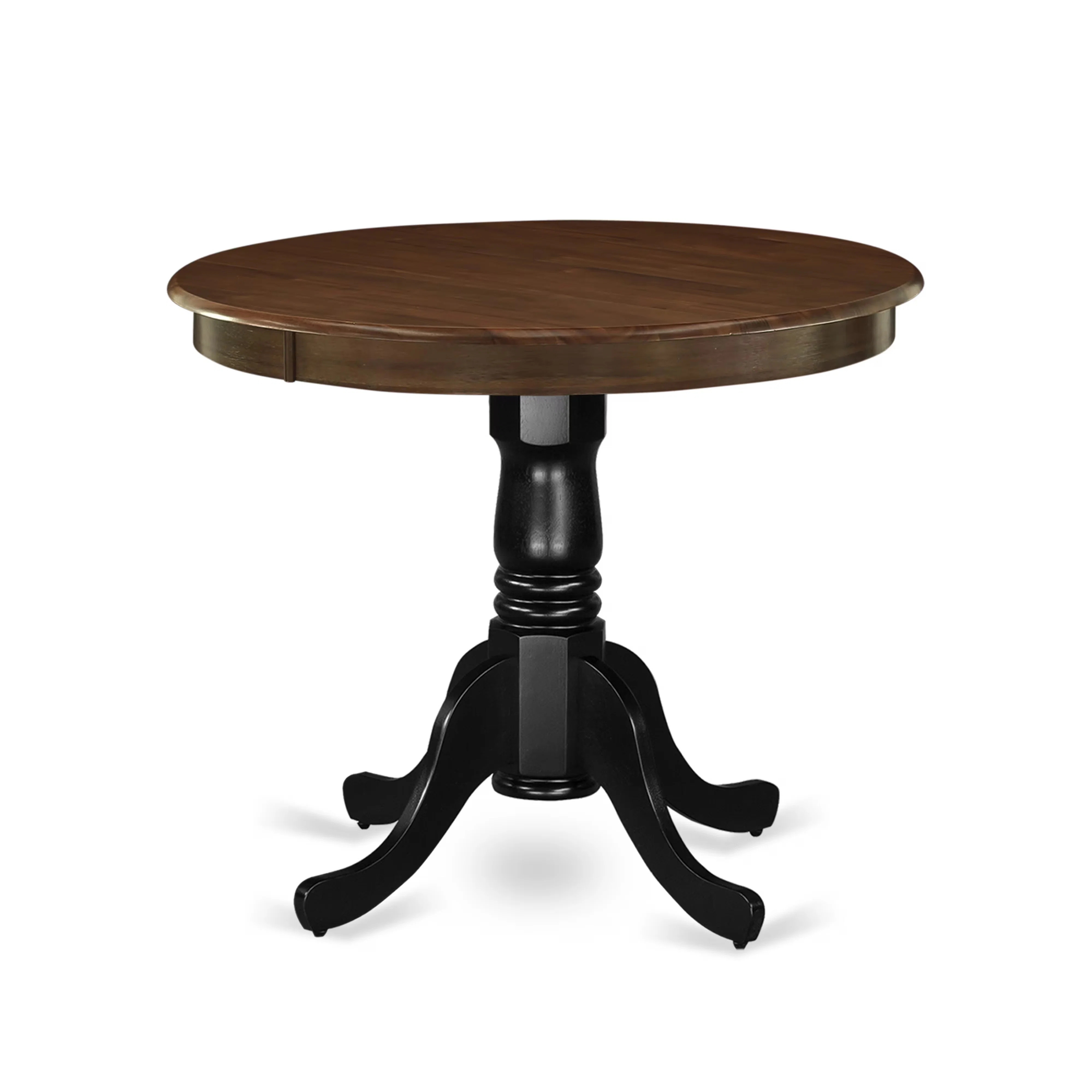 Charlton Home® Shady 42" Rubber Solid Wood Pedestal Dining Table & Reviews | Wayfair | Wayfair North America