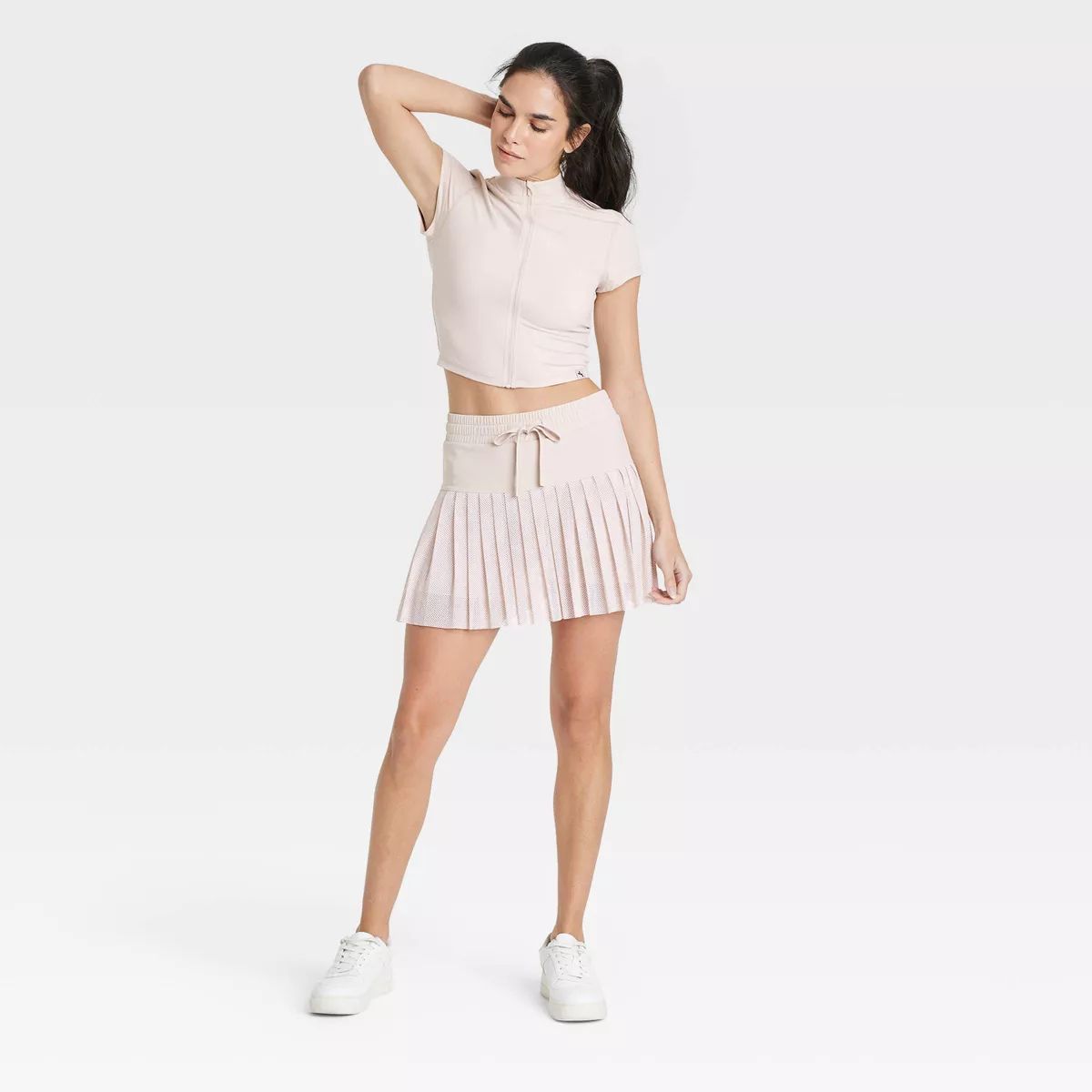 Women's Zip Front Short Sleeve Top - JoyLab™ | Target
