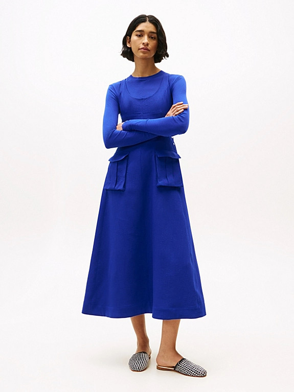 The Runway Collection Slim Midi Dress | Tommy Hilfiger UK