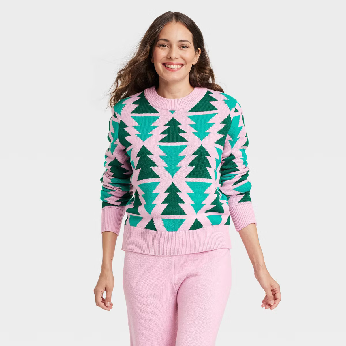Women's Christmas Trees Graphic Sweater | Target