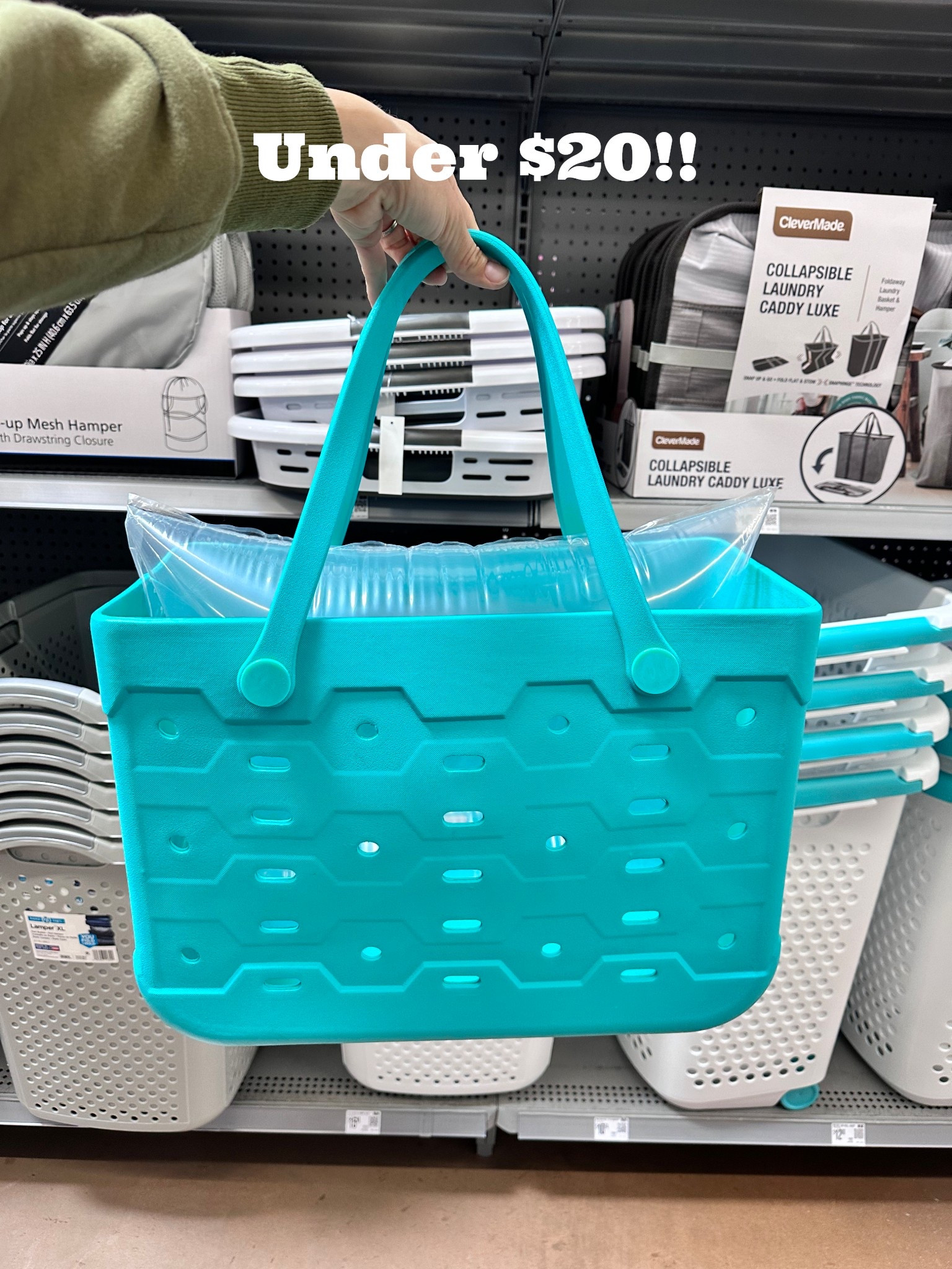The BEST find!!! Under $20 for this large beach tote bag! Waterproof EVA tote bag! 

#LTKFindsUnder50 #LTKSeasonal