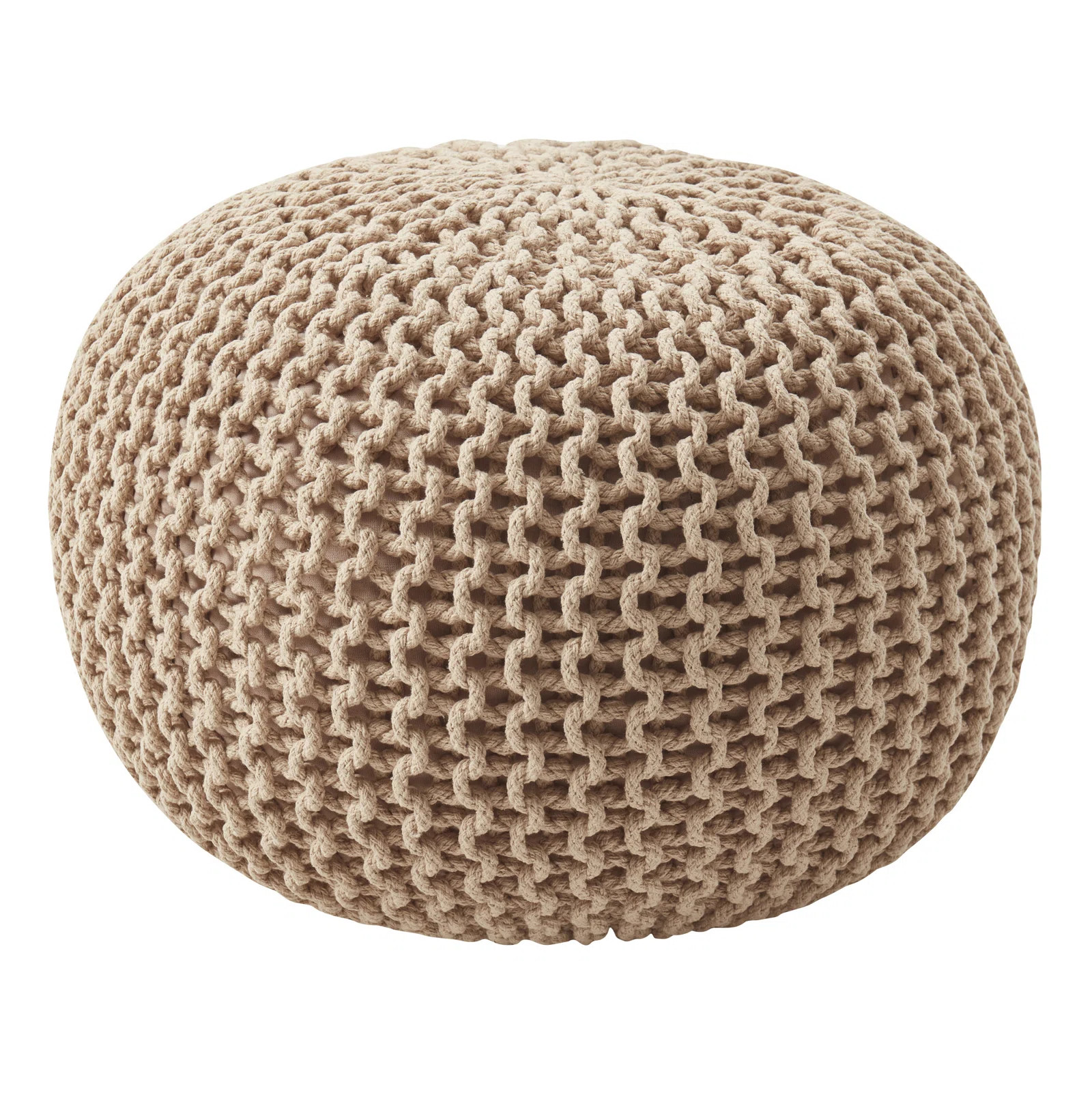 Round Pouf Foot Stool Ottoman By Sweet Home Collection | Wayfair North America