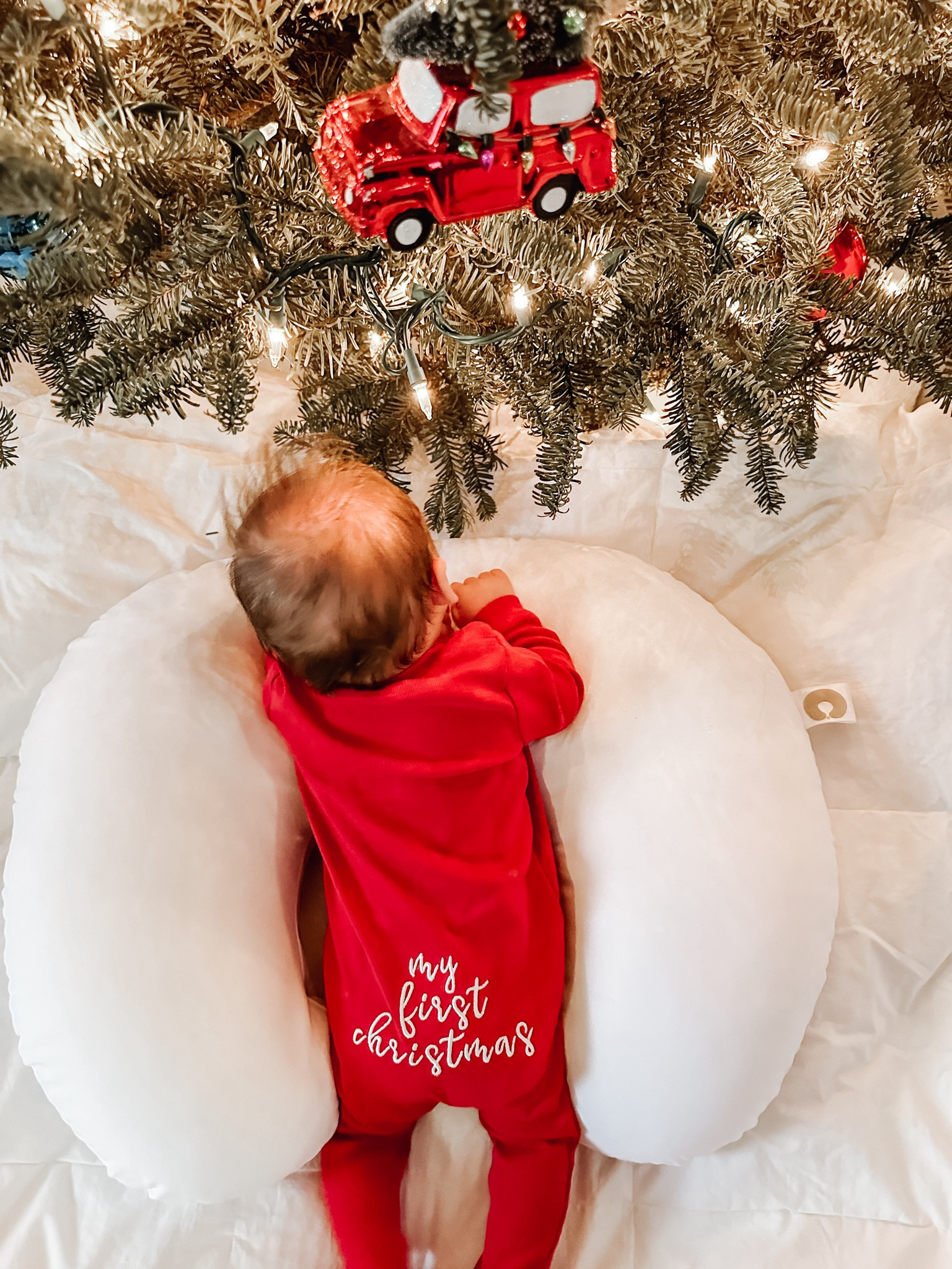 Baby L’s First Christmas 🥰 
Currently on sale for $19!

#LTKHoliday #LTKSeasonal #LTKkids